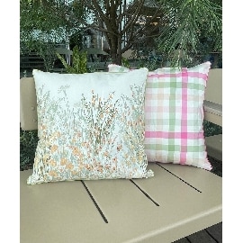 ローラアシュレイホーム(LAURA ASHLEY HOME)のハーヴェスト柄 クッションカバー 45×45cm