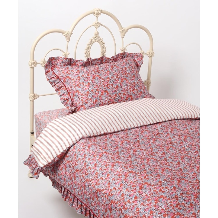 ローラアシュレイホーム(LAURA ASHLEY HOME)の【ダブル】ラブストン柄　フリルかけ布団カバー ベッド・寝具