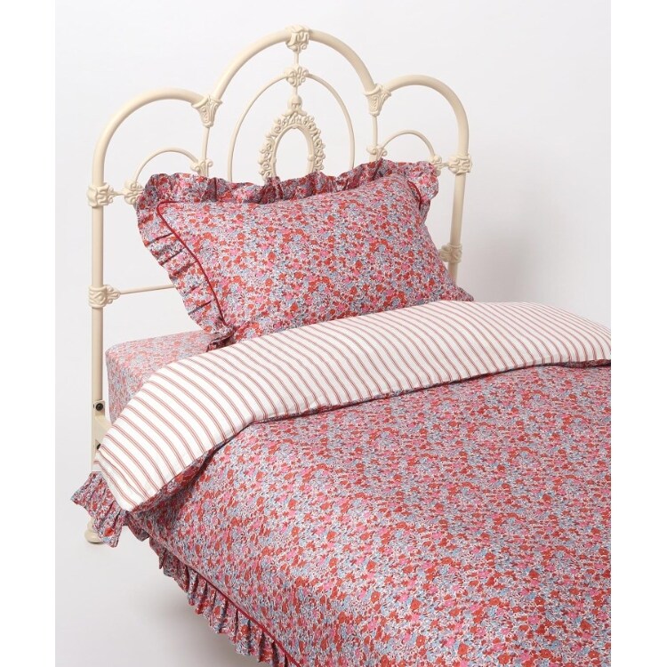 ローラアシュレイホーム(LAURA ASHLEY HOME)の【シングル】ラブストン柄　フリルかけ布団カバー ベッド・寝具