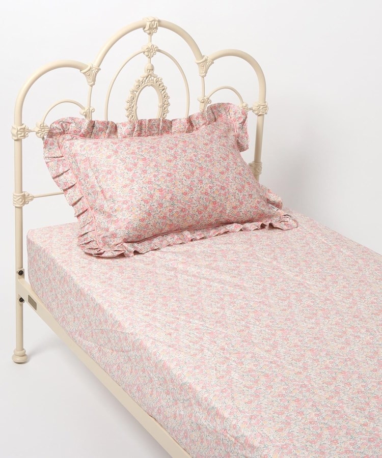 ＜WORLD＞ LAURA ASHLEY HOME(ローラアシュレイホーム) ラブストン柄 フリル枕カバー画像