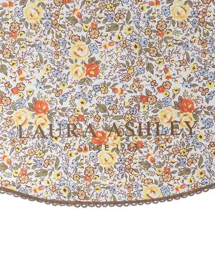 ★希少・新品★LAURA ASHLEY パンチエッドロージズ折り畳み軽量傘 UV