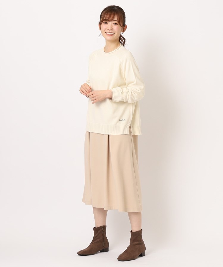 ローラアシュレイホーム(LAURA ASHLEY HOME)の【カラー追加／コットンカシミヤ／日本製／ワンマイルウエア】ニットプルオーバー9
