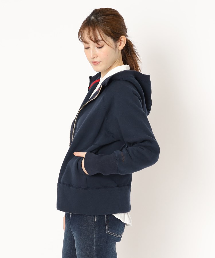 コットン裏毛ジップアップフーディー(パーカー) | LAURA ASHLEY HOME