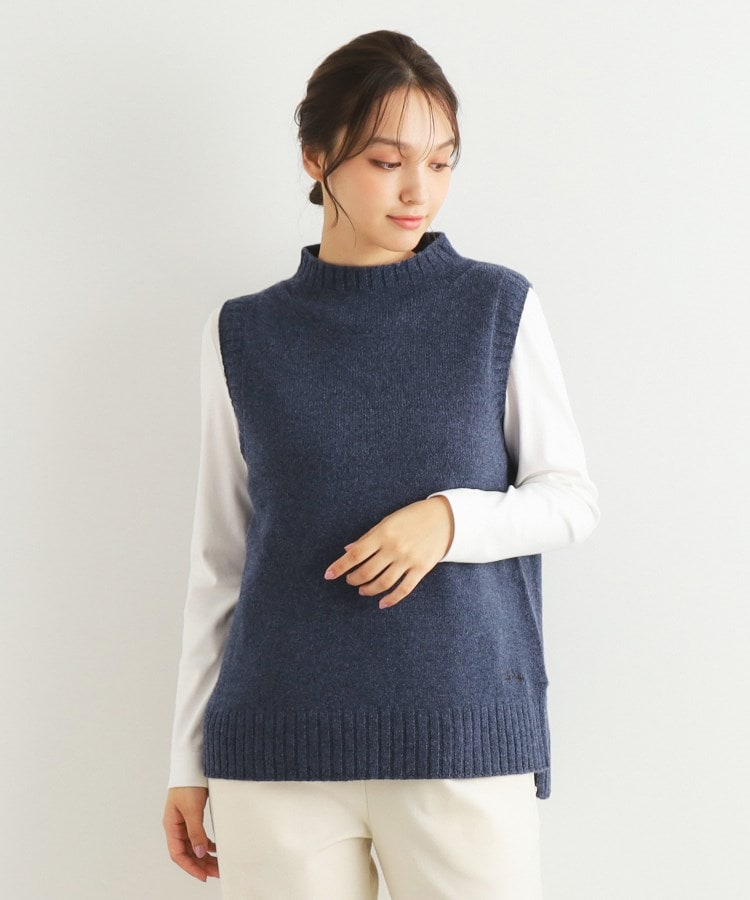 ローラアシュレイホーム(LAURA ASHLEY HOME)の【カラー追加/日本製/ワンマイルウエア】ソフトウール混ベスト28