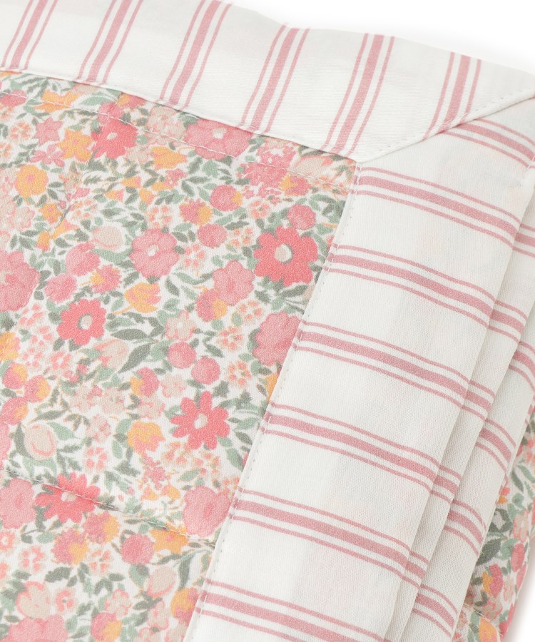 ローラアシュレイホーム(LAURA ASHLEY HOME)のラブストン柄 キルトマルチカバー 200×200cm3