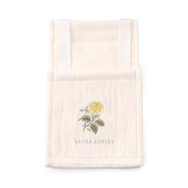 ローラアシュレイホーム(LAURA ASHLEY HOME)のナネット柄 エンブロイダリー ペーパーホルダー トイレタリー