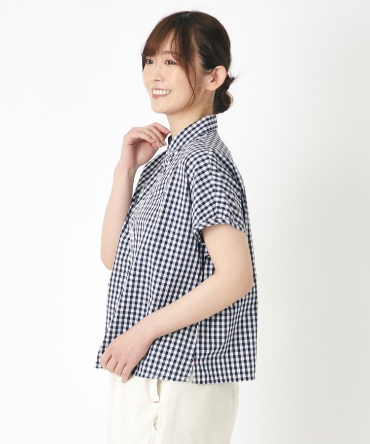 ローラアシュレイホーム(LAURA ASHLEY HOME)の【日本製/ワンマイルウエア】ラウンドカラーブラウス5