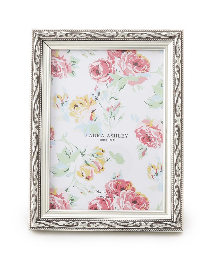 ローラアシュレイホーム(LAURA ASHLEY HOME)の【クチュールローズ】柄 フォトフレーム キャビネサイズ1