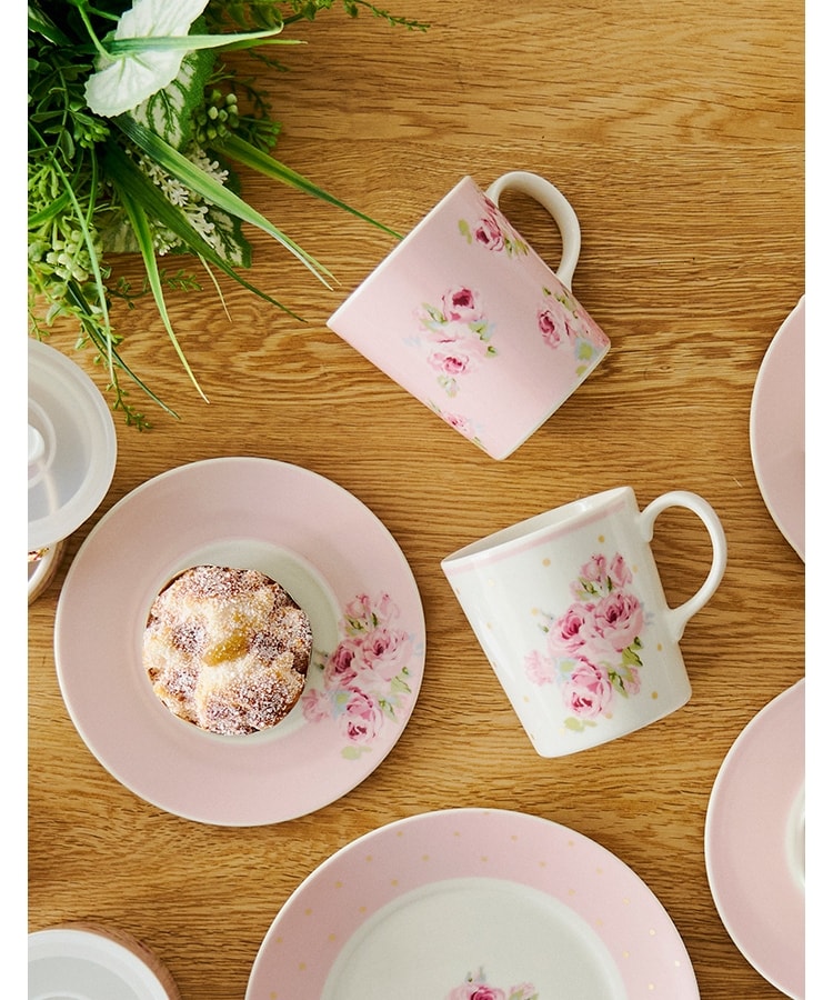 ローラアシュレイホーム(LAURA ASHLEY HOME)のクチュール ローズ柄 マグカップ ピンク(172)