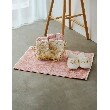 ローラアシュレイホーム(LAURA ASHLEY HOME)の【洗える/乾きやすい/滑り止め加工】ガーデンブルーム柄　タオルマット ピンク(171)