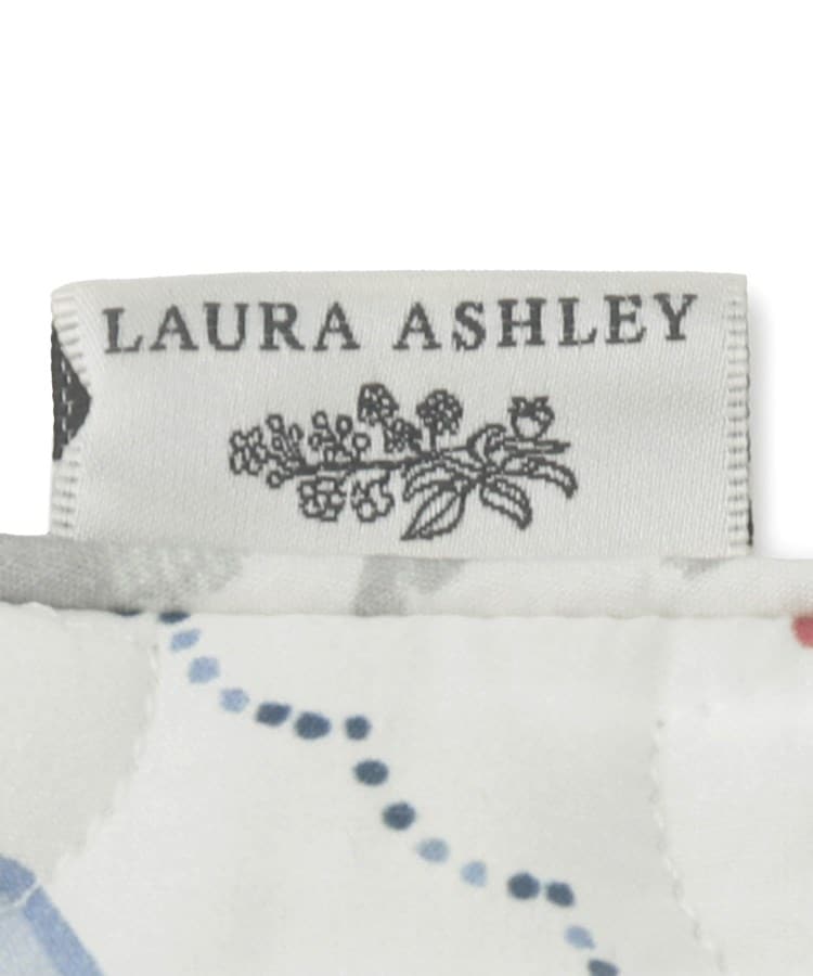 ローラアシュレイホーム(LAURA ASHLEY HOME)のピンフォードトレリス&ダンデライオン柄　キルトクッションカバー 　45×45cm4