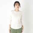 ローラアシュレイホーム(LAURA ASHLEY HOME)の【シルクコットン/日本製/ワンマイルウエア】ラウンドネックプルオーバー ホワイト(002)