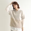 ローラアシュレイホーム(LAURA ASHLEY HOME)の【ウール混】チェスケーブル半袖ニット6