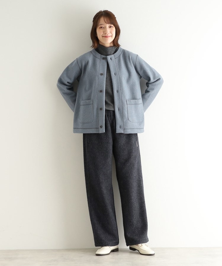ローラアシュレイホーム(LAURA ASHLEY HOME)の強縮ウール混ジャケット3