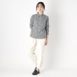 ローラアシュレイホーム(LAURA ASHLEY HOME)の【Lサイズあり／日本製／ワンマイルウエア】丸衿ロゴ刺しゅうシャツ3