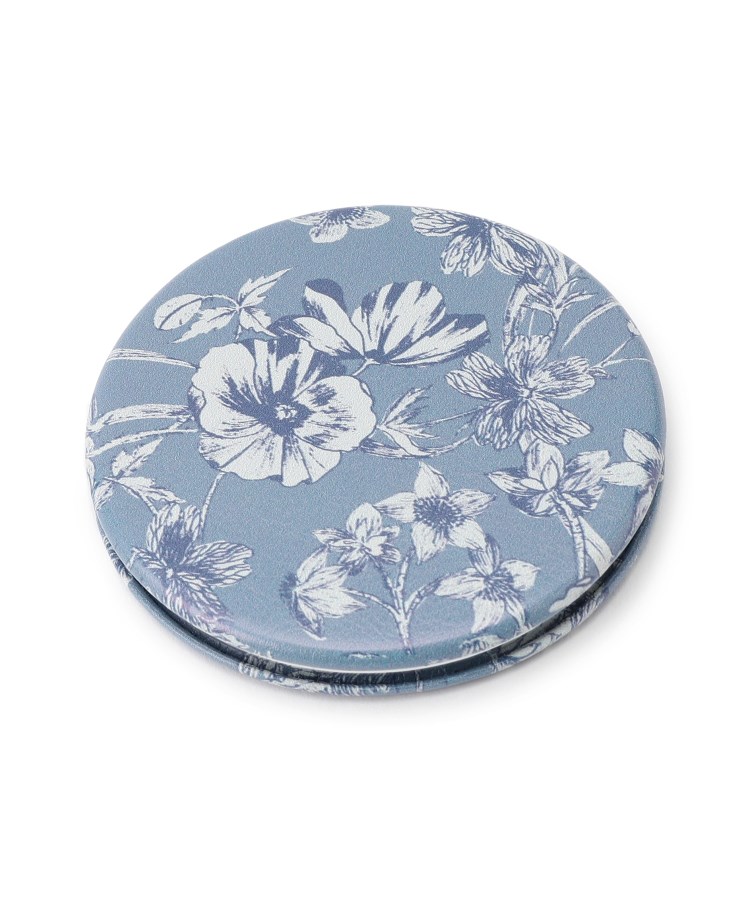 ローラアシュレイホーム(LAURA ASHLEY HOME)の【等倍/拡大】コンパクトミラー ブルー(191)