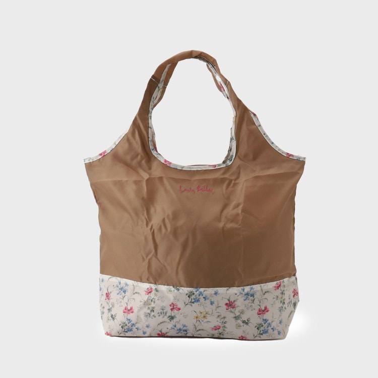 ローラアシュレイホーム(LAURA ASHLEY HOME)のポピー メドウ柄 マーケット トート エコバッグ