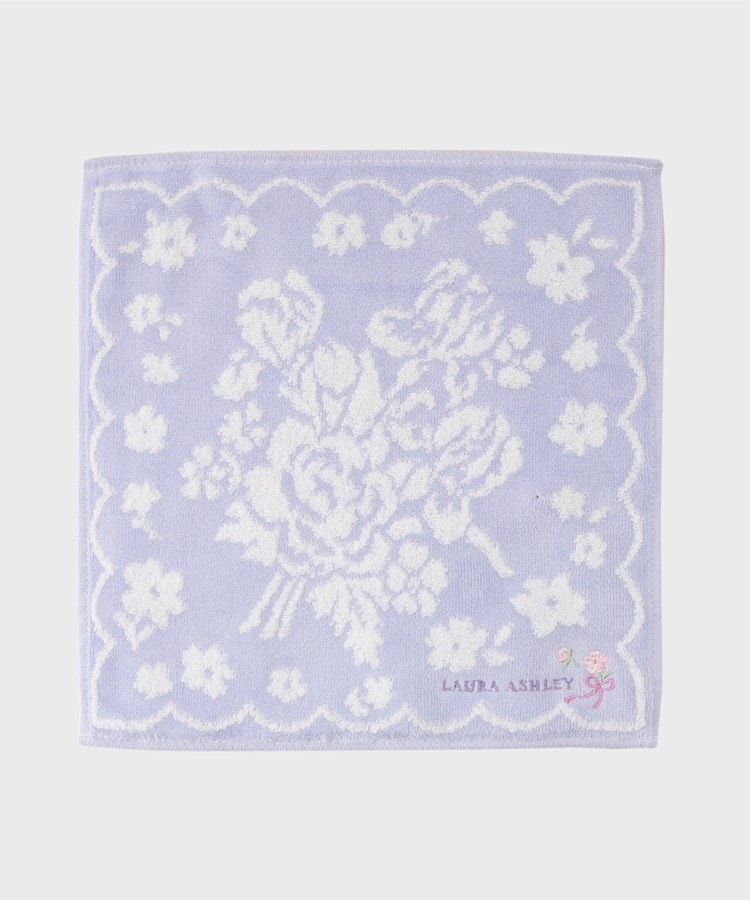 ローラアシュレイホーム(LAURA ASHLEY HOME)のウエストウェルバンチ柄 タオルハンカチ ブルー(192)