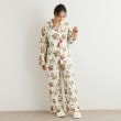 ローラアシュレイホーム(LAURA ASHLEY HOME)の【マシンウォッシャブル可/コットン100％/上下セット】カミール柄 パジャマ アイボリー(104)