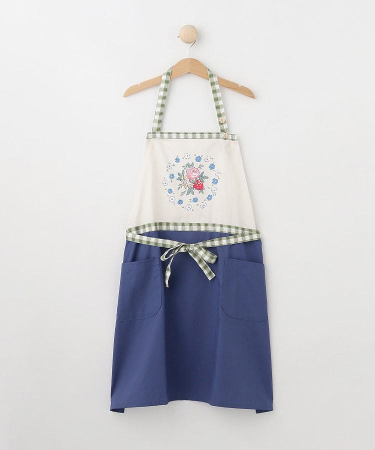 ローラアシュレイホーム(LAURA ASHLEY HOME)の【親子リンク可】アップウェル ポージーズ柄 キッズ エプロン1