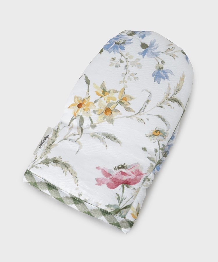 ローラアシュレイホーム(LAURA ASHLEY HOME)のポピー メドウ柄 ミトン アイボリー(104)