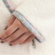 ローラアシュレイホーム(LAURA ASHLEY HOME)のノーソップブルーム柄 ファー素材ジップアップフーディ10