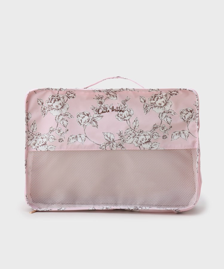 ローラアシュレイホーム(LAURA ASHLEY HOME)のポリントン ローゼズ柄 トラベルポーチLL ピンク(171)