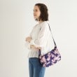 ローラアシュレイホーム(LAURA ASHLEY HOME)のポリントン ローゼズ柄 ショルダーバッグ ネイビー(194)