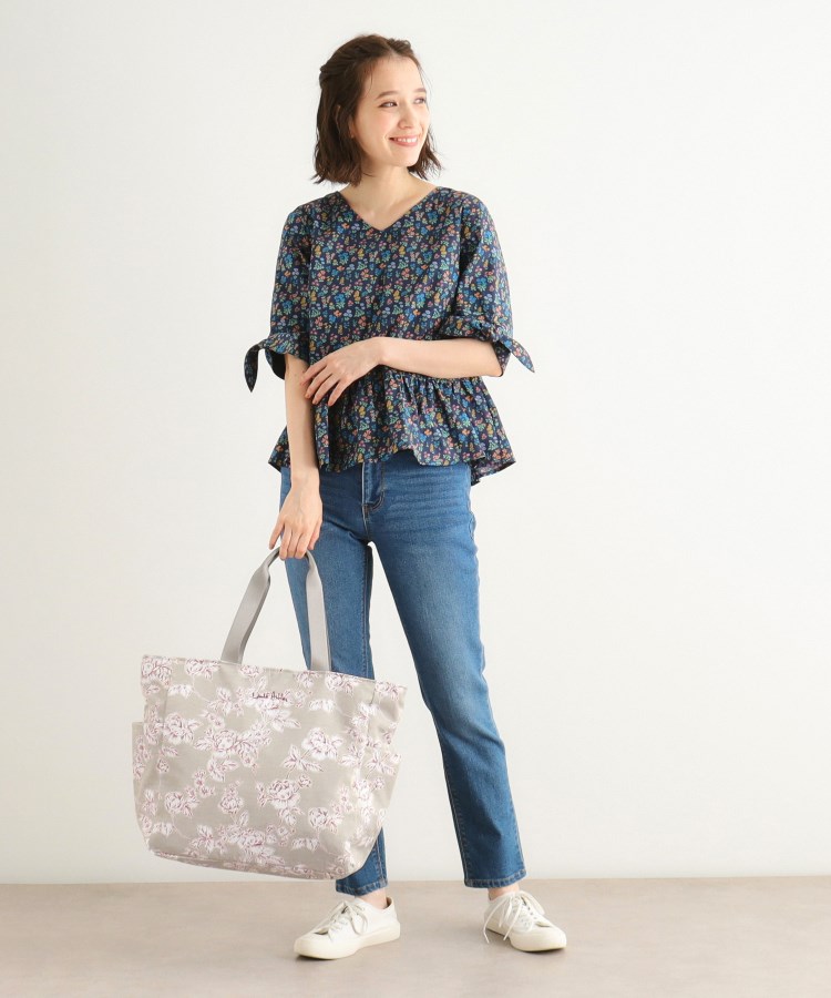 ローラアシュレイホーム(LAURA ASHLEY HOME)のポリントン ローゼズ柄 トートバッグ2