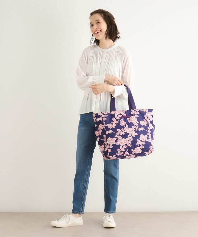 ローラアシュレイホーム(LAURA ASHLEY HOME)のポリントン ローゼズ柄 トートバッグ6
