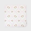 ローラアシュレイホーム(LAURA ASHLEY HOME)のピンフォードトレリス＆ダンデライオン柄 キルトクッションカバー  45×45cm ピンク(171)