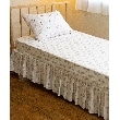 ローラアシュレイホーム(LAURA ASHLEY HOME)の【セミダブル】ダンデライオン柄 ベッドスカート ピンク(171)