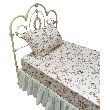 ローラアシュレイホーム(LAURA ASHLEY HOME)の【一部店舗限定/シングル】マウントニーガーデン柄 シーツ ライトベージュ(151)