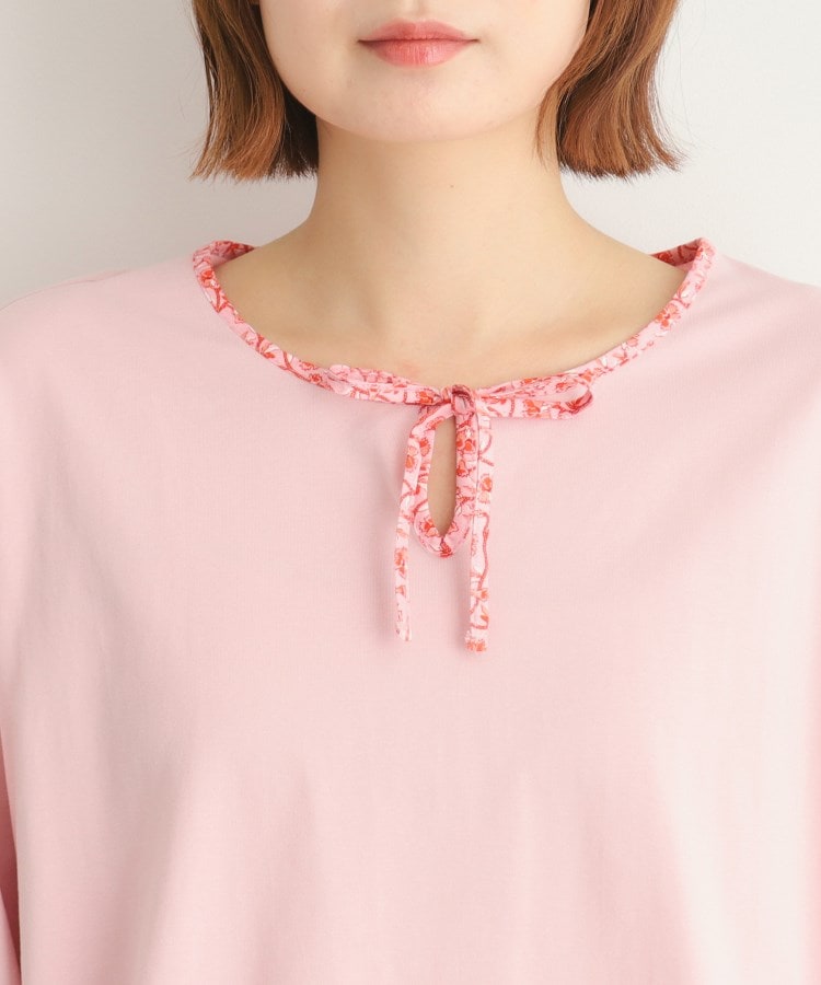 ローラアシュレイホーム(LAURA ASHLEY HOME)のブリガム パッチワーク柄／カームスデン ポピー柄 キルトパンツ＆長袖Tシャツ14