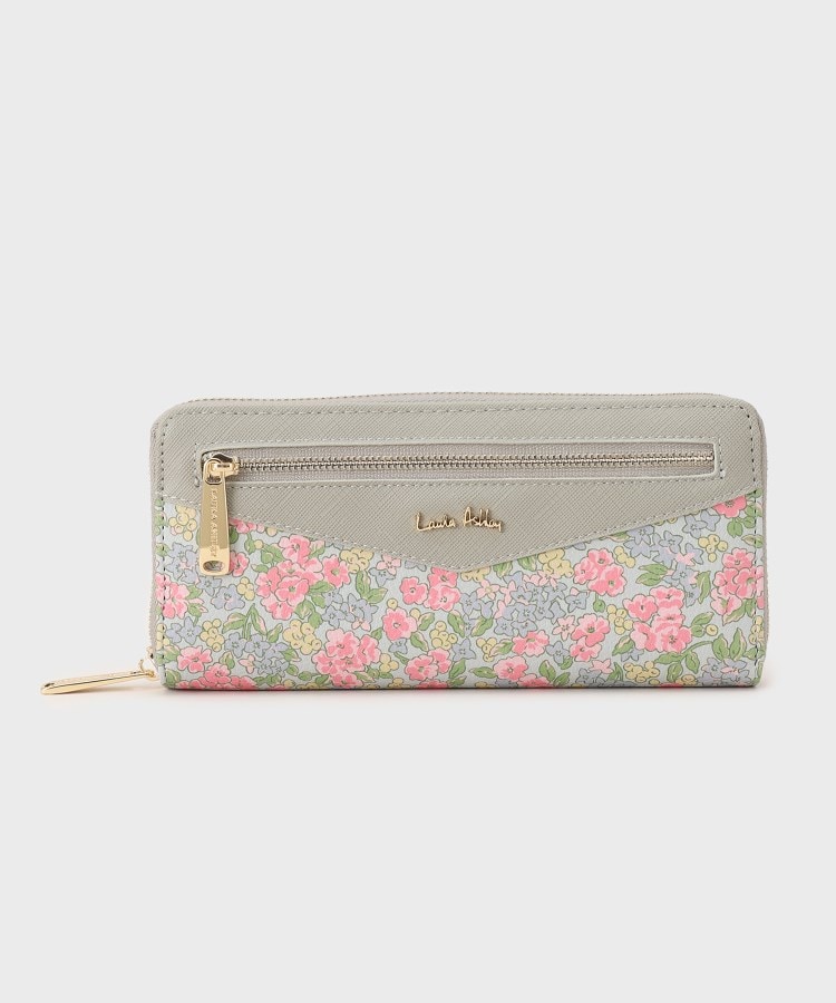 ローラアシュレイホーム(LAURA ASHLEY HOME)のノーソップ ブルーム柄 ラウンド ウォレット1