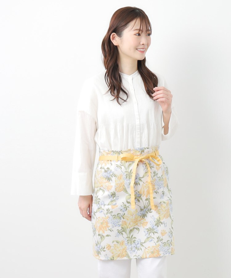 ローラアシュレイホーム(LAURA ASHLEY HOME)のシャーボーン柄 カフェ エプロン2