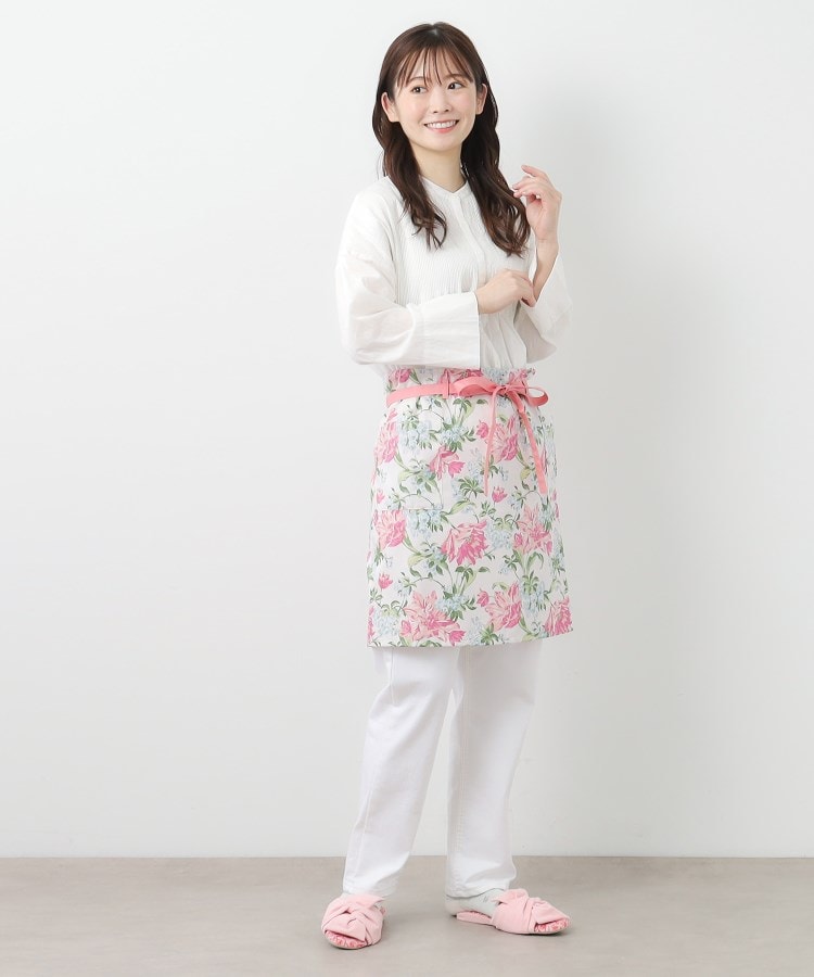 ローラアシュレイホーム(LAURA ASHLEY HOME)のシャーボーン柄 カフェ エプロン8