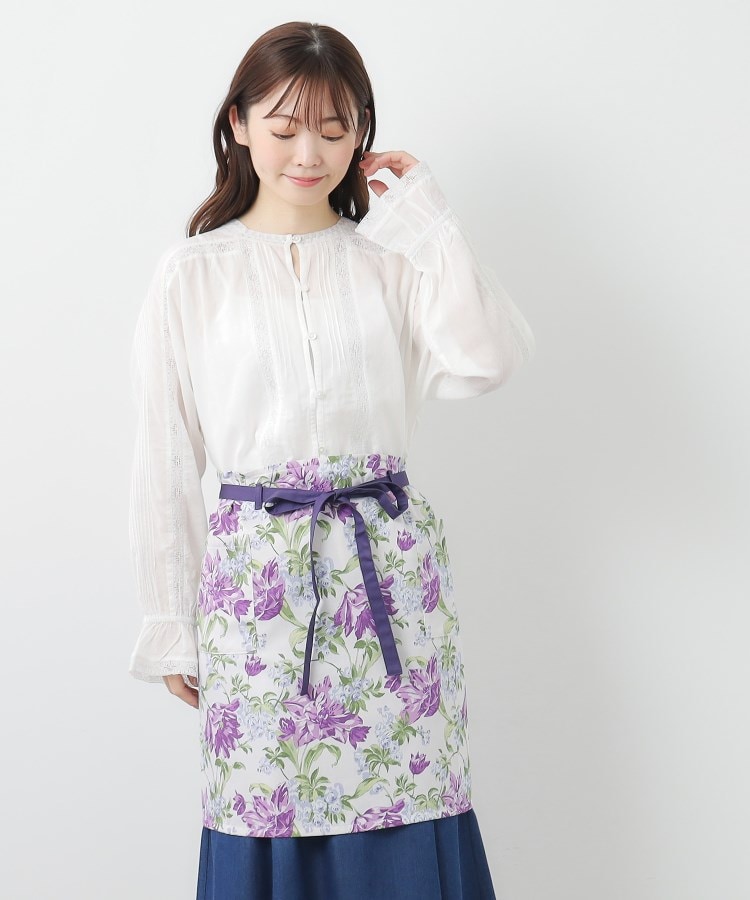 ローラアシュレイホーム(LAURA ASHLEY HOME)のシャーボーン柄 カフェ エプロン11