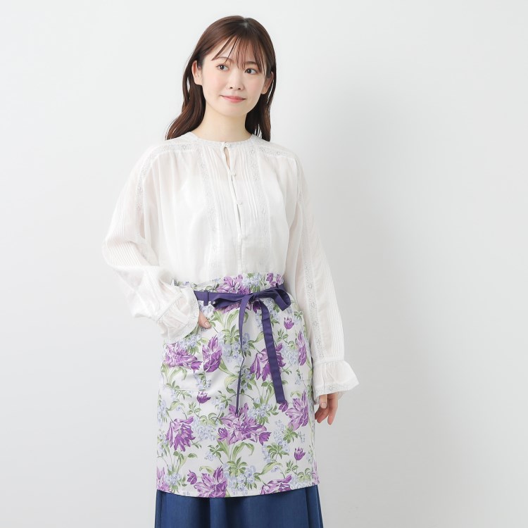 ローラアシュレイホーム(LAURA ASHLEY HOME)のシャーボーン柄 カフェ エプロン エプロン・その他ファブリック