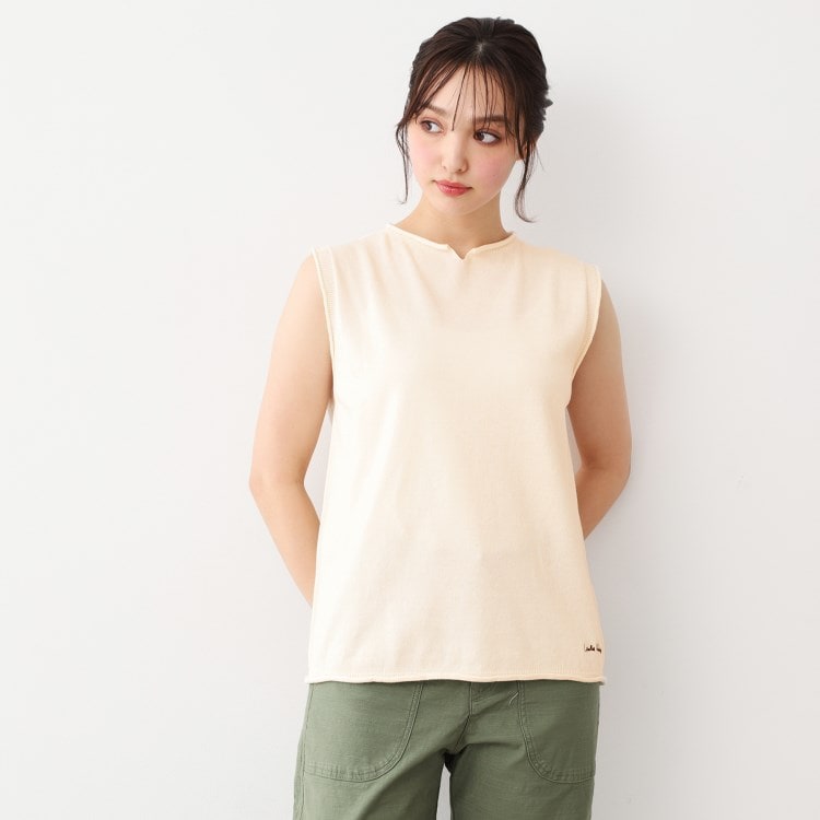 ローラアシュレイホーム(LAURA ASHLEY HOME)の【日本製/ワンマイルウエア】コツトン コンパクトヤーン ベスト ベスト