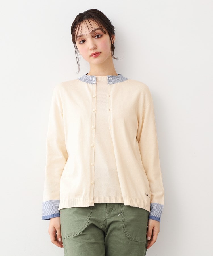 ローラアシュレイホーム(LAURA ASHLEY HOME)のコツトン コンパクトヤーン カーディガン1