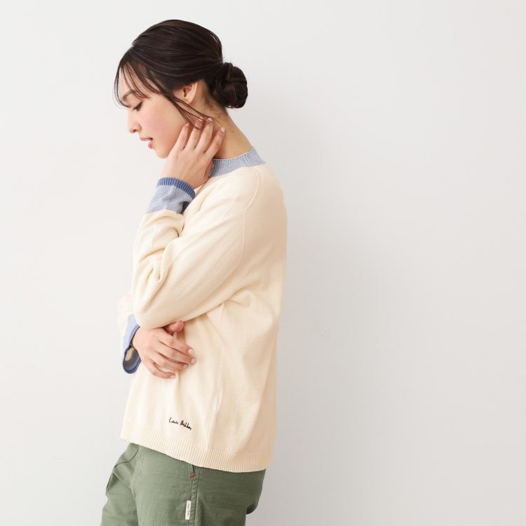 ローラアシュレイホーム(LAURA ASHLEY HOME)のコツトン コンパクトヤーン カーディガン カーディガン/ボレロ