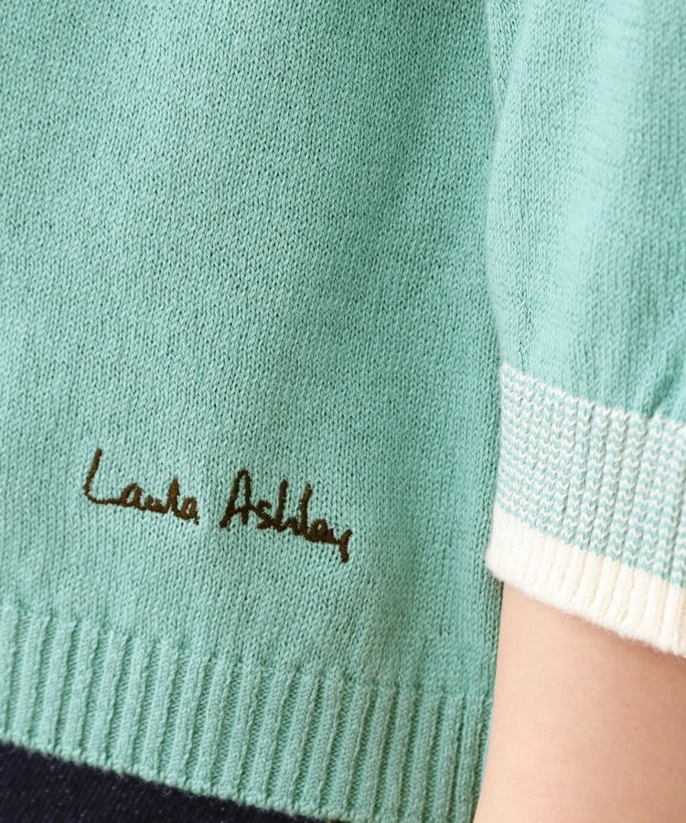 ローラアシュレイホーム(LAURA ASHLEY HOME)の【日本製/八分袖/ワンマイルウエア】コットン コンパクトヤーン プルオーバー8