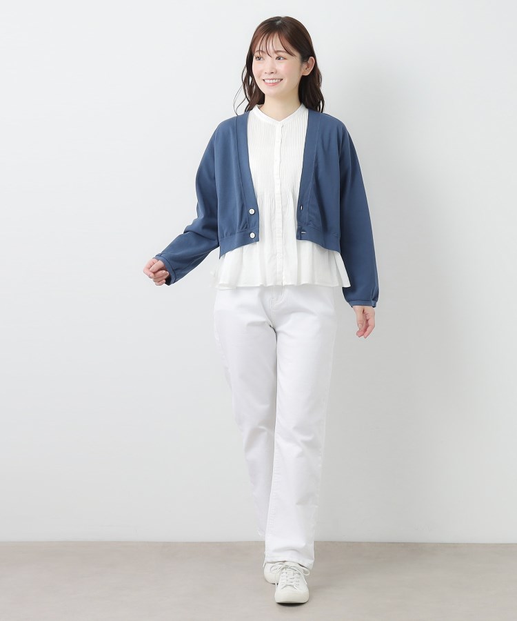 ローラアシュレイホーム(LAURA ASHLEY HOME)の【コットン100%/日本製/ワンマイルウエア】鹿の子Vネックカーディガン11