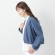 ローラアシュレイホーム(LAURA ASHLEY HOME)の【コットン100%/日本製/ワンマイルウエア】鹿の子Vネックカーディガン10