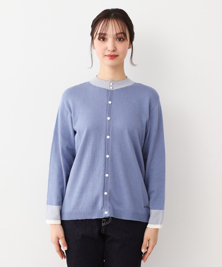 ローラアシュレイホーム(LAURA ASHLEY HOME)の【WEB限定色！/日本製/ワンマイルウエア】 コットン コンパクトヤーン カーディガン5