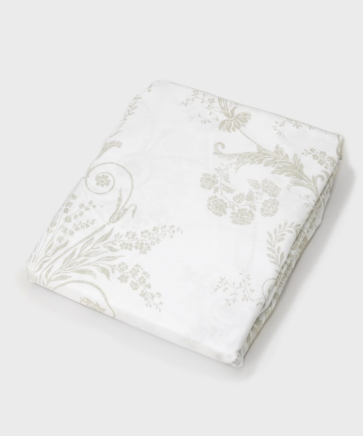 ローラアシュレイホーム(LAURA ASHLEY HOME)の【ダブル】ジョゼット柄マットレスカバー ライトグレー(111)