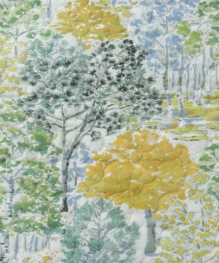 ローラアシュレイホーム(LAURA ASHLEY HOME)のバーンウッド柄 マルチカバー　200×200cm6
