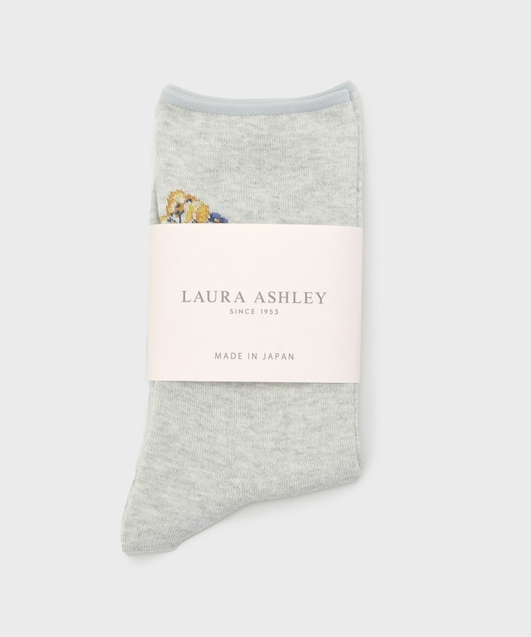 ローラアシュレイホーム(LAURA ASHLEY HOME)の【日本製】ウェストウェルバンチ柄 靴下1