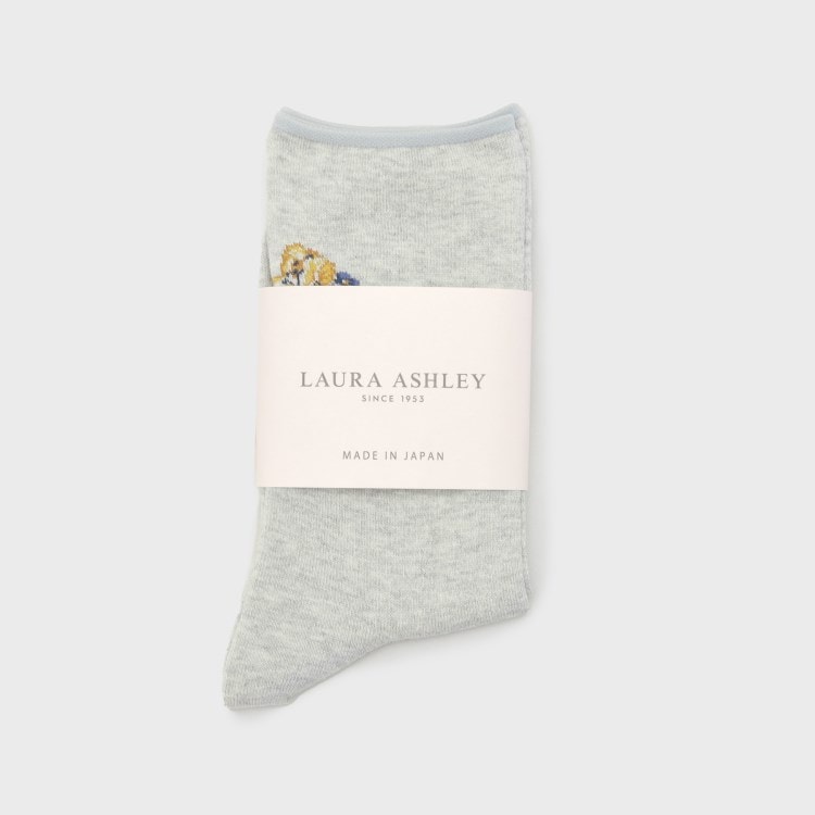 ローラアシュレイホーム(LAURA ASHLEY HOME)の【日本製】ウェストウェルバンチ柄 靴下 ソックス